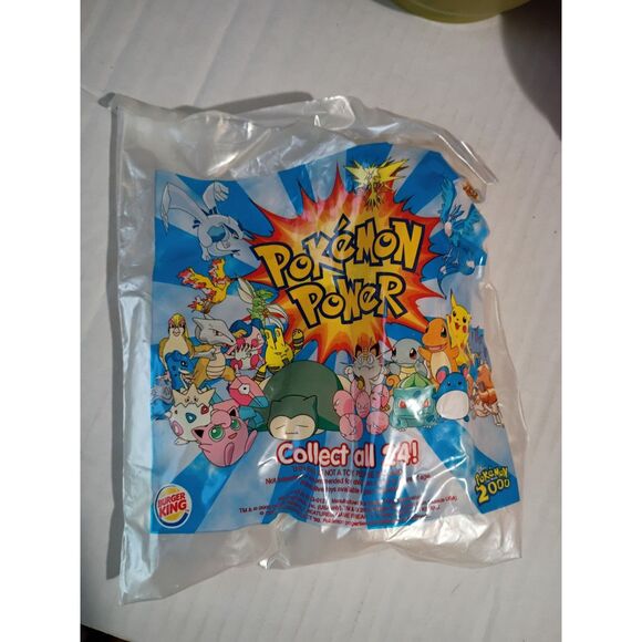 Charmander Burger King Pokemon 2000 Power Cards Kids Meal Toys NEW - Picture 1 of 2